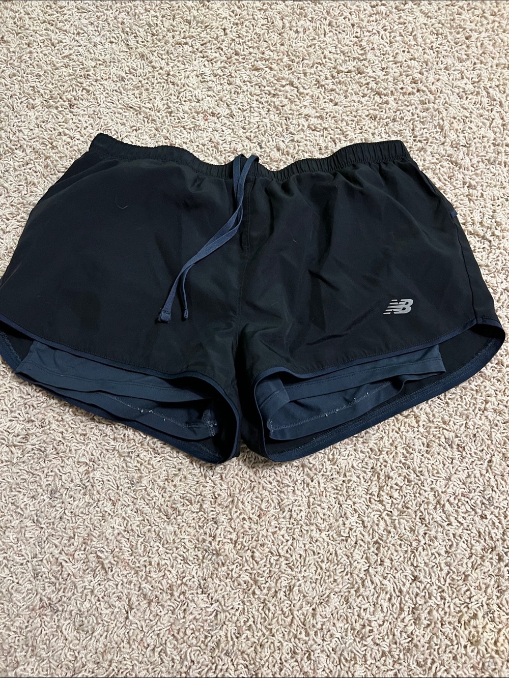 New Balance Black Women's Athletic Shorts  Liner Size M Medium